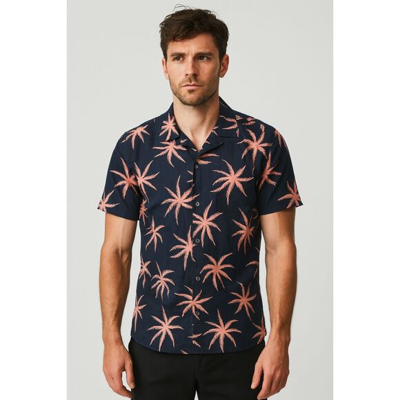 MARC BY MARC JACOBS Blue Pink Floral Button Up Shirt Top Women's Size Small - Picture 1 of 9